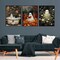 3-Pack Halloween Diamond Painting Kits for Adults – Ghosts Full Drill Round Diamond Art Set (12x16 Inch) DIY Gem Craft Kits for Home Wall Decor & Seasonal Gift